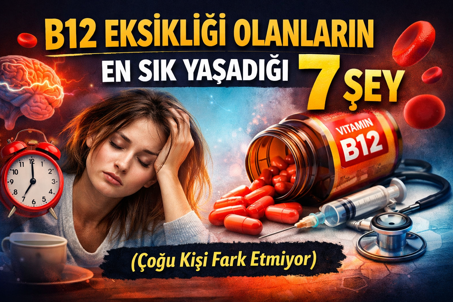 B12 Eksikliği Olanların En Sık Yaşadığı 7 Şey (Çoğu Kişi Fark Etmiyor)